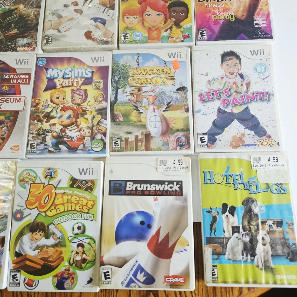 Nintendo Wii Games Lot Of 30 Games Something For Everyone Most Have Manuels